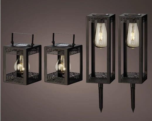 Set 4 luci solari in metallo Lumineo - Brico Sapiens - L' evoluzione del fai da te Set 4 luci solari in metallo Lumineo - Brico Sapiens - L' evoluzione del fai da te